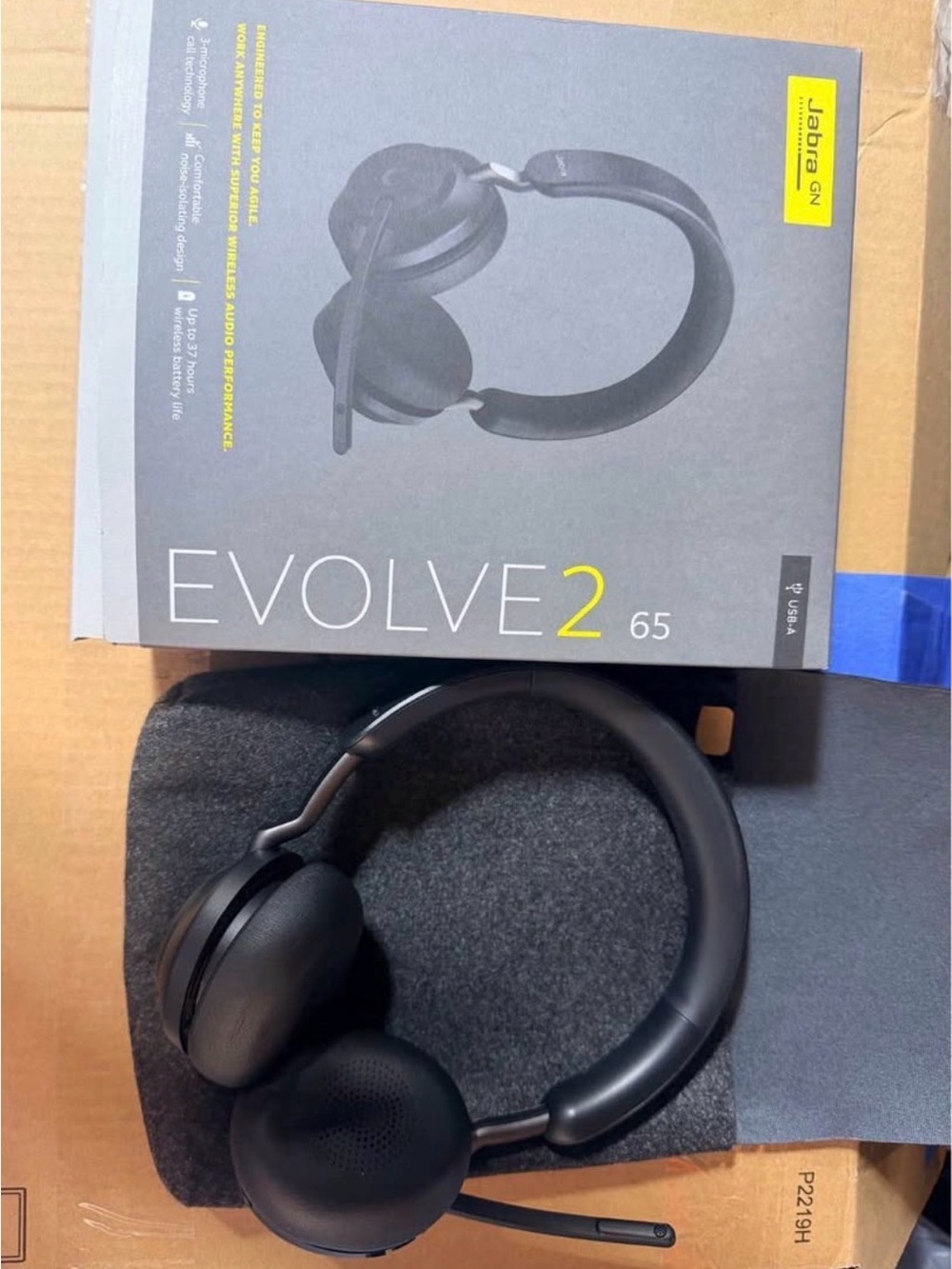 Jabra Evolve2 65 Wireless Headset - Black
